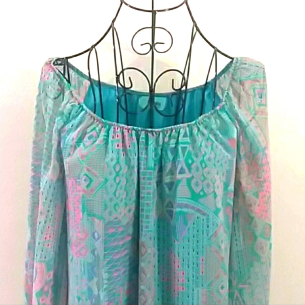 SHINDIG FREE PEOPLE Women’s Lace Dress Size Medium Boho Off Shoulder Bohemian